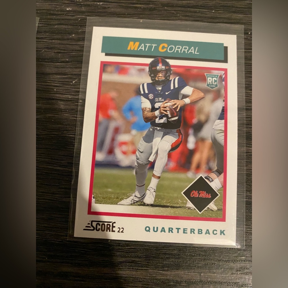 2022 Matt corral 90s rookie card